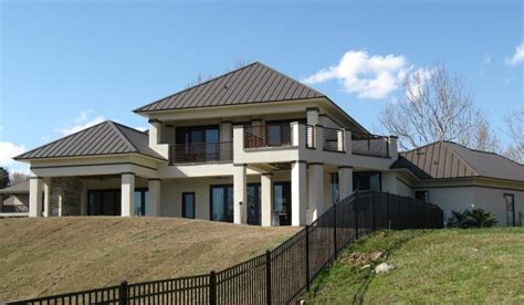 homes  burnished slate metal roof randolph indoor  outdoor design