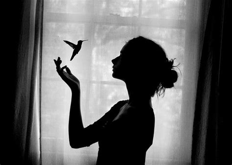 bird black and white girl photography pretty image 426415 on