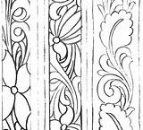 Tooling Poinsettia Carving Don Gonzales Saddlery Tooled Freeprintabletm sketch template