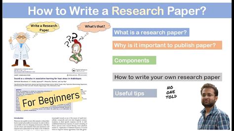 write  research paper learn step  step   scratch