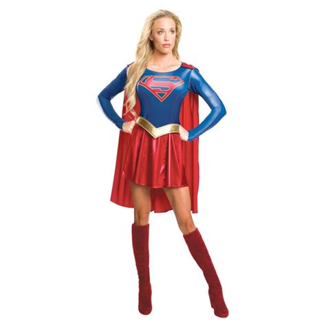 rubies halloween fancy dress costume adult tv series supergirl