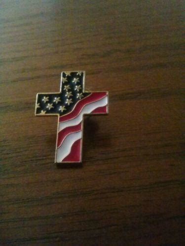 flag cross lapel pins ebay