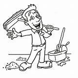Clipart Cleaner Cleaning Clean Drawing Line Yard Environment Guy Janitor Cleanliness Drawings Cliparts Clip Jared Productions Muck Getdrawings Services Clipartbest sketch template
