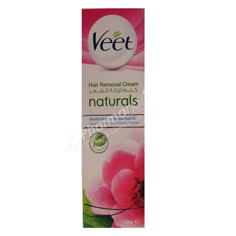 hair removal veet naturals hair removal cream for sensitive skin 100ml