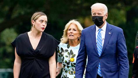 joe jill biden return  white house  granddaughter naomi hollywood life