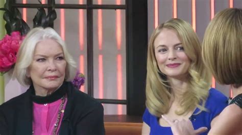 Actresses Ellen Burstyn And Heather Graham Promoting