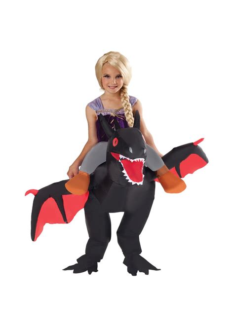 kids ride dragon inflatable costume medieval costumes