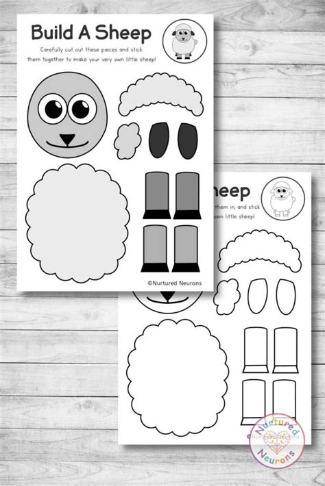 printable templet   sheep top   printable sheep