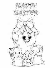 Pascua Pasqua Colorare Pages Conejitos Huevos Uccellini sketch template