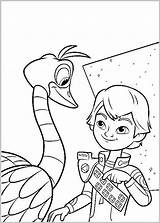 Miles Tomorrowland Coloring Pages Morgen Van Disney Kleurplaten Color Coloriage Getcolorings Boss Print Baby Info Book Marvelous sketch template