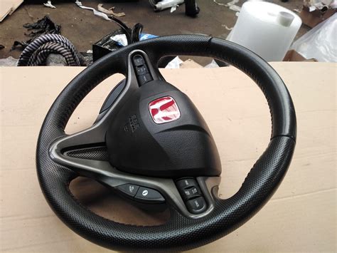 honda civic type  fn   leather steering wheel ebay