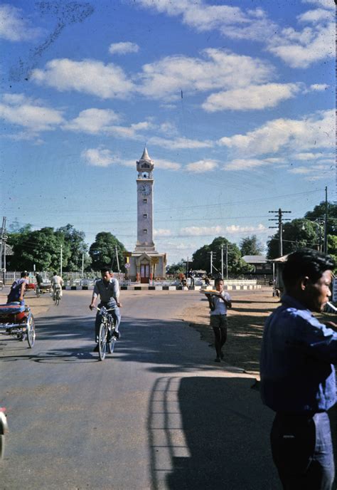 central mahasarakham  clock tower maha sarakham town changwat maha sarakham thailand