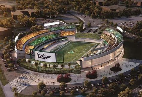 usf takes  steps  building  campus football stadium