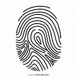 Fingerprint Thumbprint Fingerabdruck Vexels Vectorified Toppng sketch template
