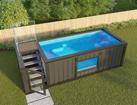 shipping container pools make swimming trendy