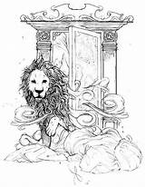 Narnia Wardrobe Drawing Sketch Chronicles Witch Drawings Aslan Lion Illustrations Desenhos Book Nárnia Flickr Ca Sketches Tattoo Choose Board Cair sketch template