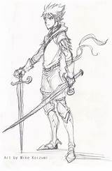 Warrior Dragonscale sketch template