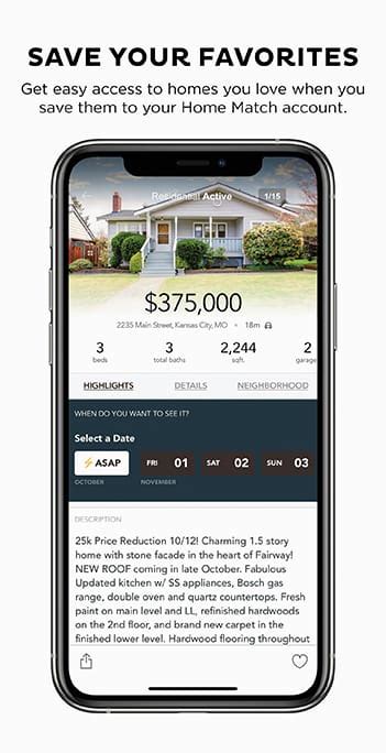 home search app browse homes  mobile reecenichols real estate