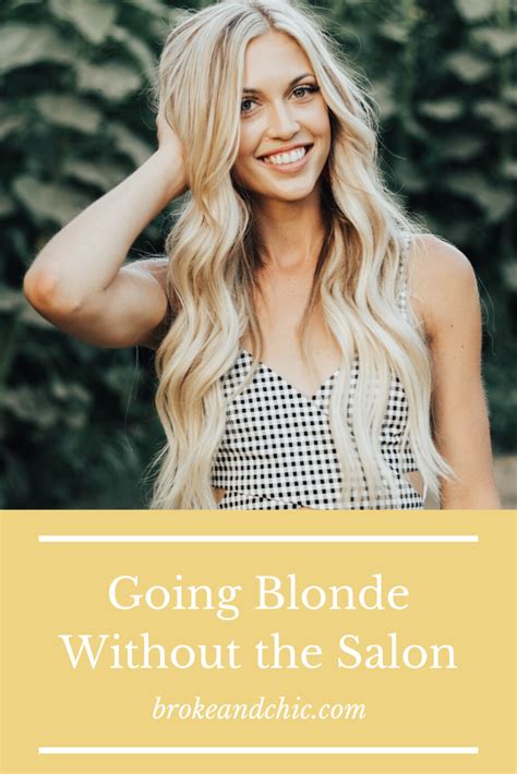 Going Blonde Without The Salon How To Do It Right Blonde Dye Going