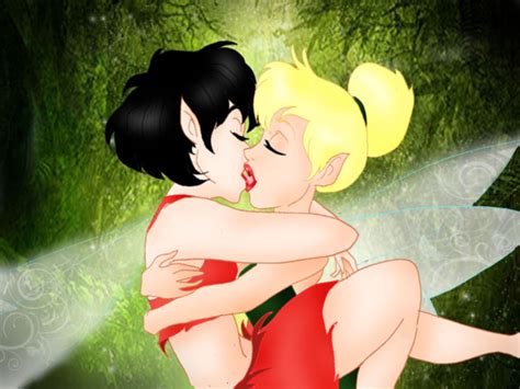 Rule 34 2girls Crysta Disney Disney Fairies Fairy Ferngully Kissing