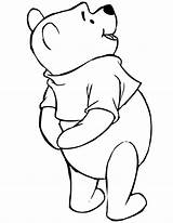 Pooh Clipartmag Standing sketch template