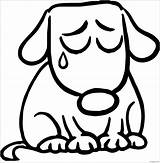 Sad Coloring Inside Pages Sadness Puppy Drawing Color Clipartmag Printable sketch template