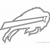 Buffalo Coloring Pages Bills Logo Kids Coloringpages101 Nfl Printable sketch template