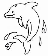Ausmalbilder Delfine Kostenlos Vorlage Delfin Malvorlagen Ausdrucken Bildtitel Herbst Delfinen Vorlagen Kinderbilder sketch template