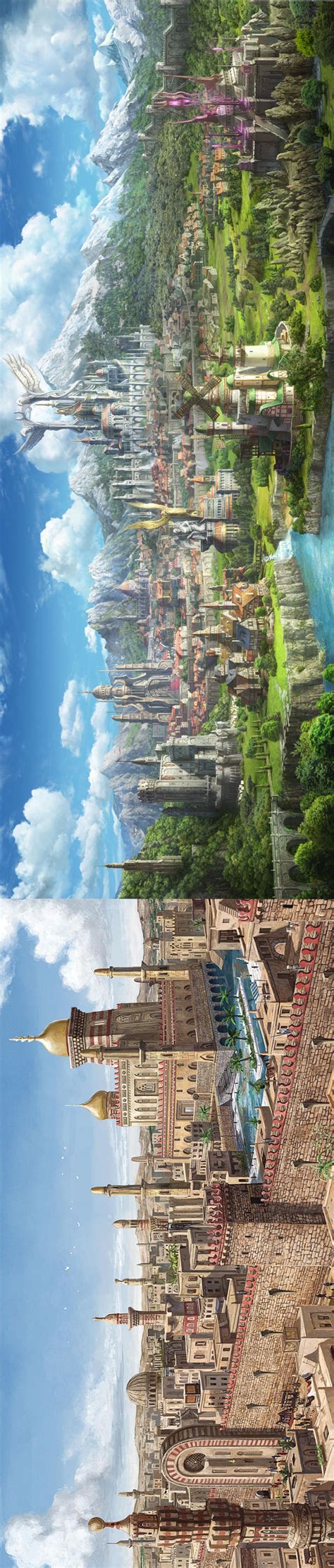 lathander deviantart fantasy landscape fantasy city landscape