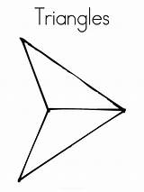Coloring Pages Triangles Printable Color Educational Recommended sketch template