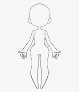 Body Cute Poses Drawing Base Chibi Clip Collection Clipart Clipartkey sketch template