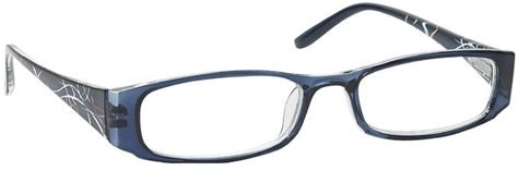 Navy Blue Patterned Reading Glasses Womens Ladies R74 3
