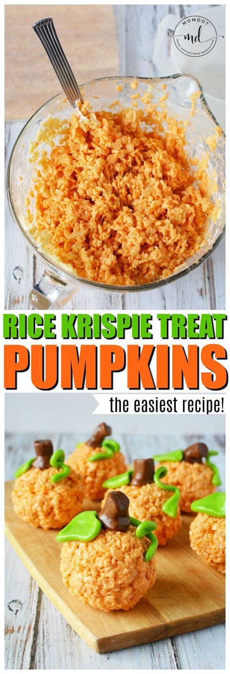 pumpkin rice crispy treats recipe pumpkin rice krispie treats peanut