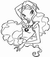Layla Coloring Winx Pages Club Kids Print Color Choose Board sketch template