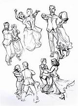Waltz Reference Drawing Couple Dancing Dance People References Sketch Sketches Drawings Getdrawings Deviantart sketch template