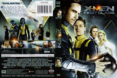X Men First Class Single Disc Cover Movie Dvd Scanned