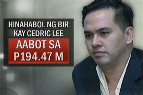 Cedric Lee Firm Accused Of Tax Evasion Abs Cbn News