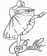 Coloring Pages Ballet Dance Ballerina Dancer Dancers Color Ballerinas Drawing Sheets Recital Girl Disney Detailed Stage Dancing sketch template