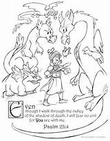 Psalm Coloring Pages Getcolorings Getdrawings sketch template