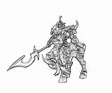 Legends League Character Coloring Pages Garen Hecarim Another sketch template