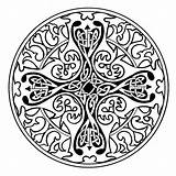 Coloring Pages Cross Celtic Mandala Color Printable Adults Online Getcolorings Choose Board Popular sketch template