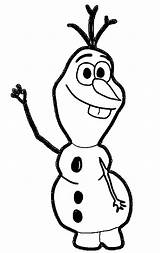 Olaf Coloring Pages Snowman Printable Frozen Christmas Drawing Wecoloringpage Kids Snow Elsa Print sketch template