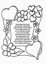 Moederdag Kleurplaat Kleurplaten Verjaardag Juf Lieve Liefde Oma Liefste Gedichtje Gedichten Makkelijk Mother Lief Poem Gedicht Volwassenen Ec0 Omnilabo Bloemen sketch template
