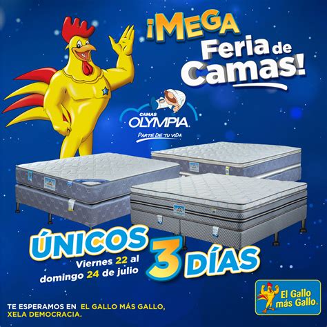 mega feria de camas el gallo mas gallo guatemala facebook
