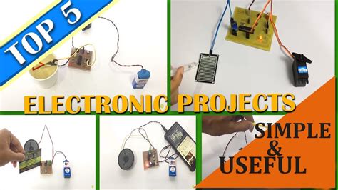 top    simple electronics mini projects youtube