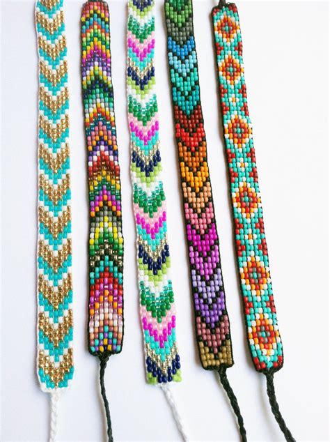 loom patterns friendship bracelets  beads bead loom patterns
