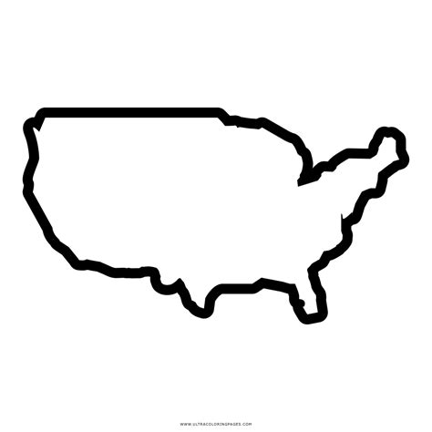 mapa dos estados unidos desenho para colorir ultra coloring pages 81445