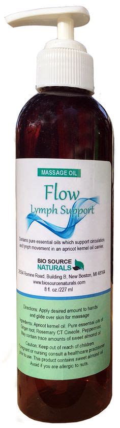 lymphatic drainage support essential oils