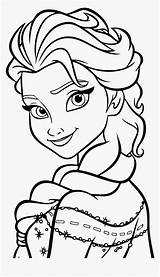 Elsa Frozen Coloring Princess Disney Printable Drawing Geeksvgs Kindpng sketch template