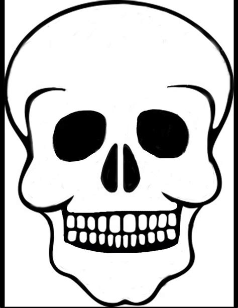 skull template  solitairemiles  deviantart skull template sugar